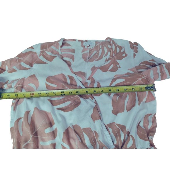 Piyama lightweight Monstera Leaf Romper Size Large - Picture 13 of 14